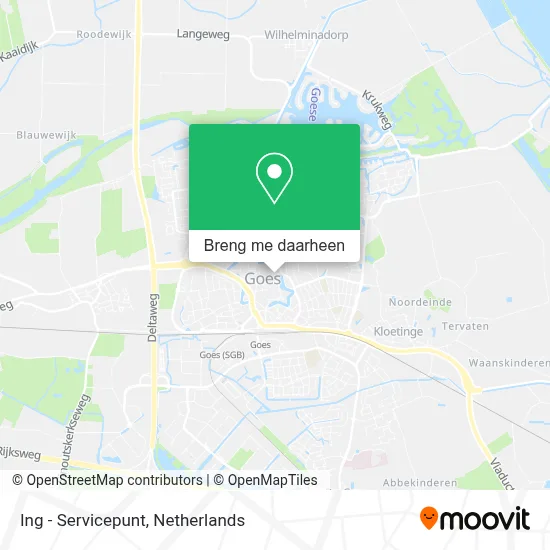 Ing - Servicepunt kaart
