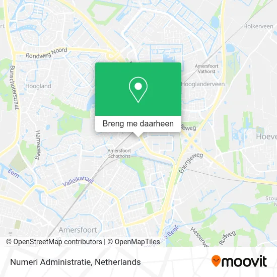 Numeri Administratie kaart