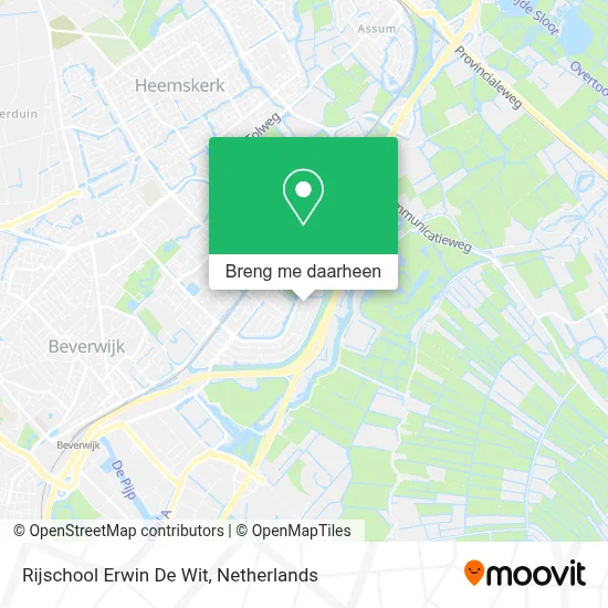Rijschool Erwin De Wit kaart