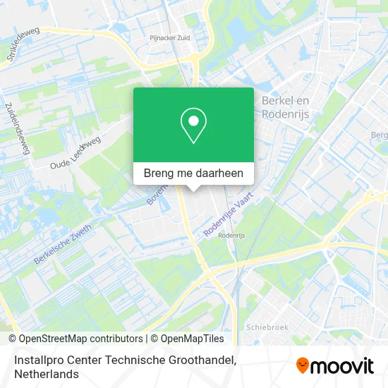 Installpro Center Technische Groothandel kaart