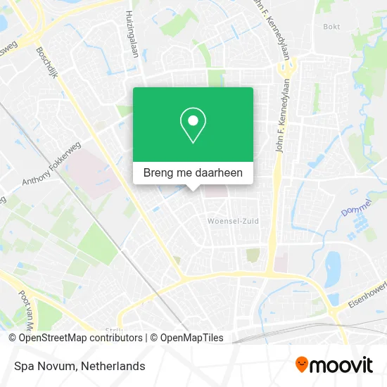 Spa Novum kaart
