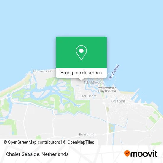 Chalet Seaside kaart