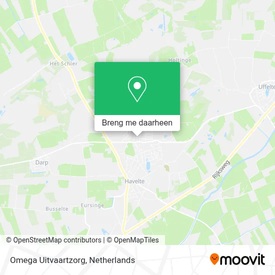 Omega Uitvaartzorg kaart