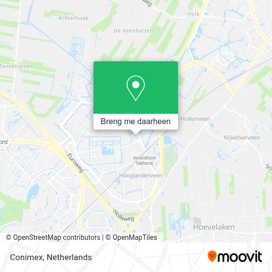 Conimex kaart
