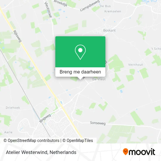 Atelier Westerwind kaart