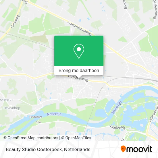 Beauty Studio Oosterbeek kaart