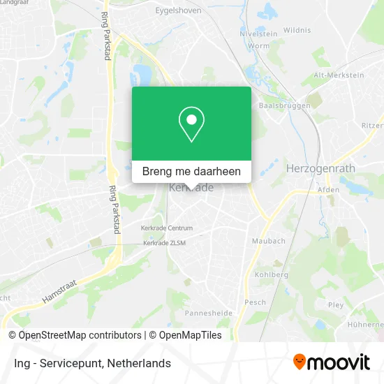 Ing - Servicepunt kaart