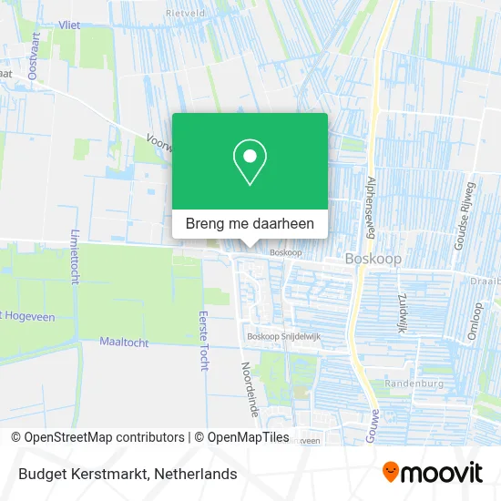 Budget Kerstmarkt kaart