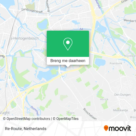 Re-Route kaart