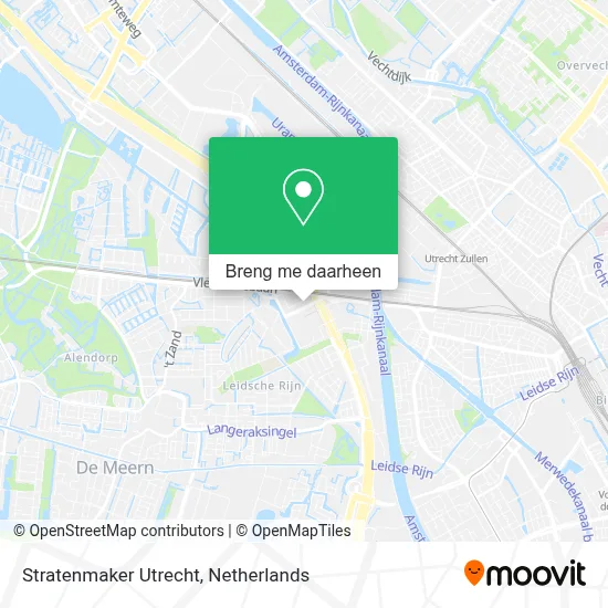 Stratenmaker Utrecht kaart