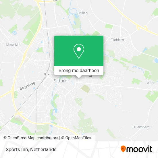 Sports Inn kaart
