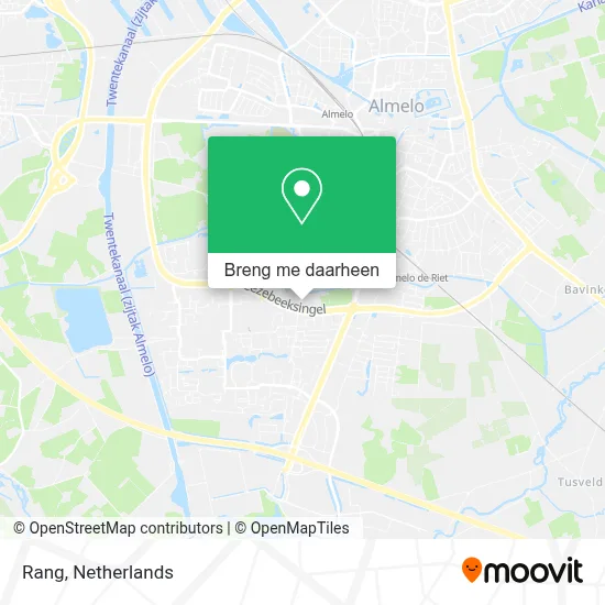 Rang kaart