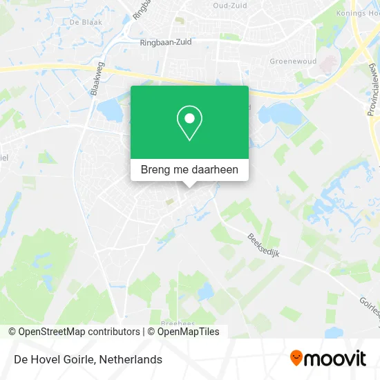 De Hovel Goirle kaart