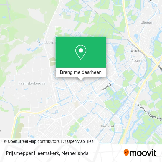 Prijsmepper Heemskerk kaart