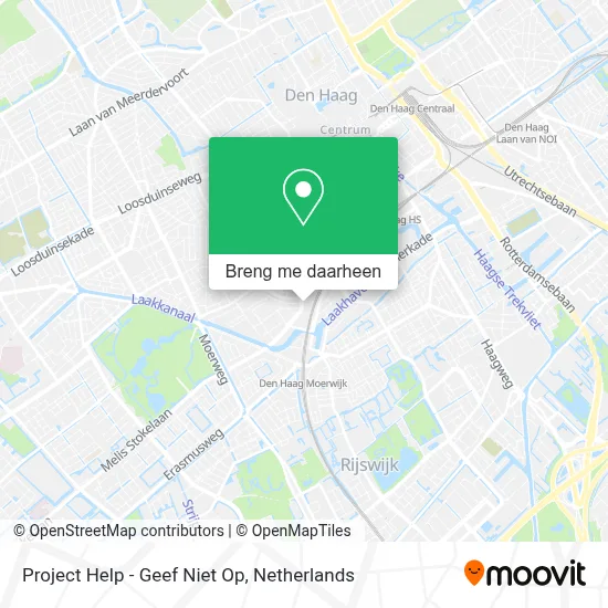 Project Help - Geef Niet Op kaart