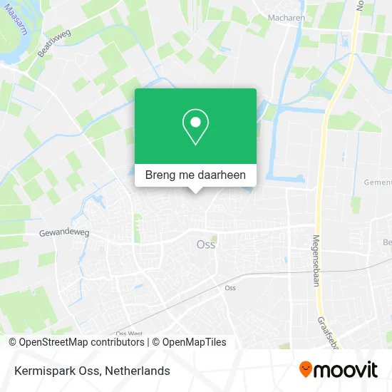 Kermispark Oss kaart
