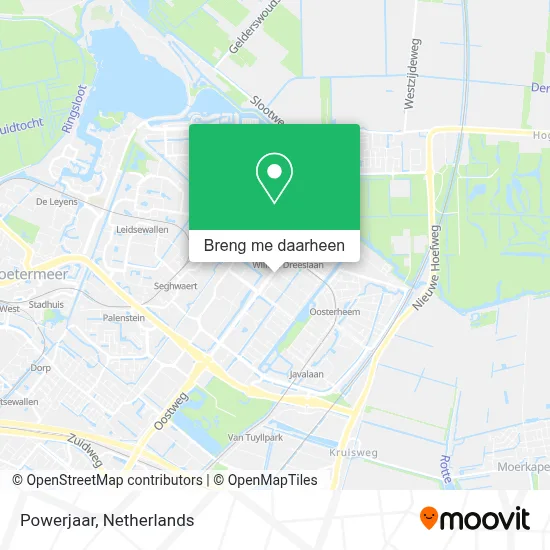 Powerjaar kaart
