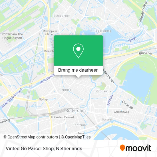 Vinted Go Parcel Shop kaart