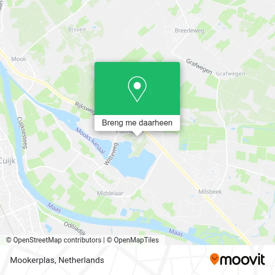Mookerplas kaart