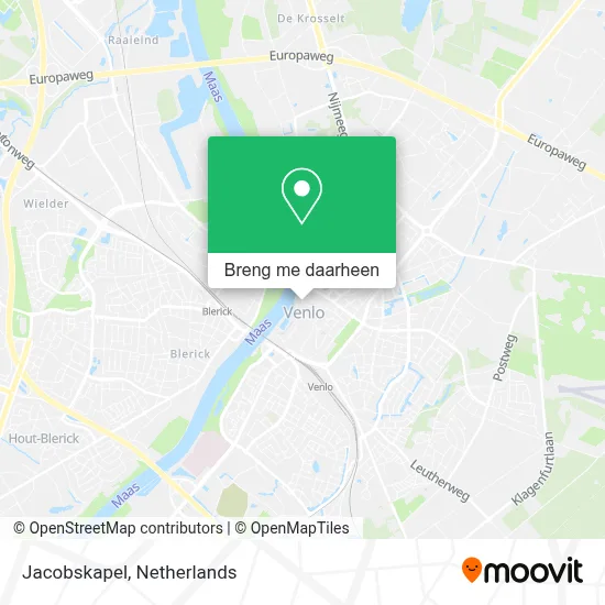 Jacobskapel kaart