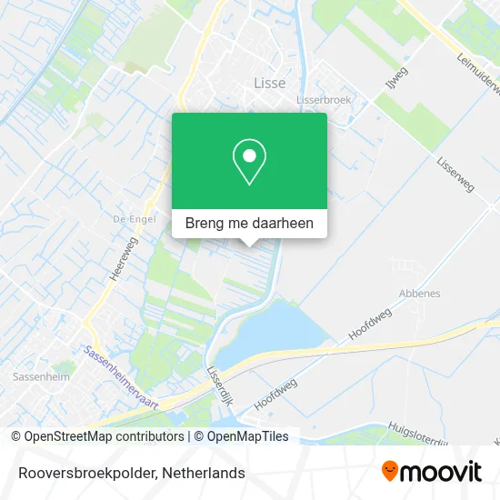 Rooversbroekpolder kaart