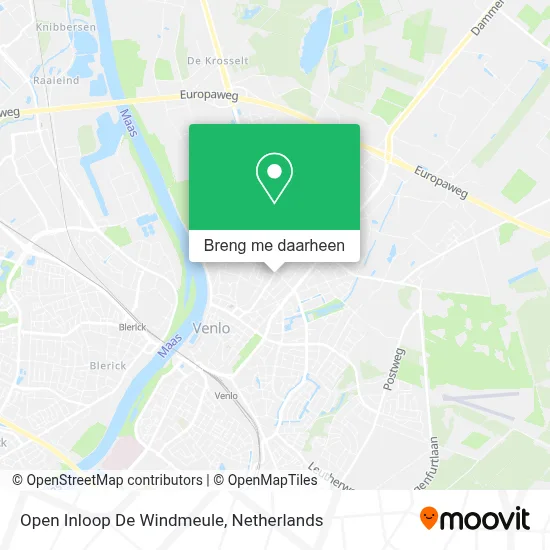 Open Inloop De Windmeule kaart