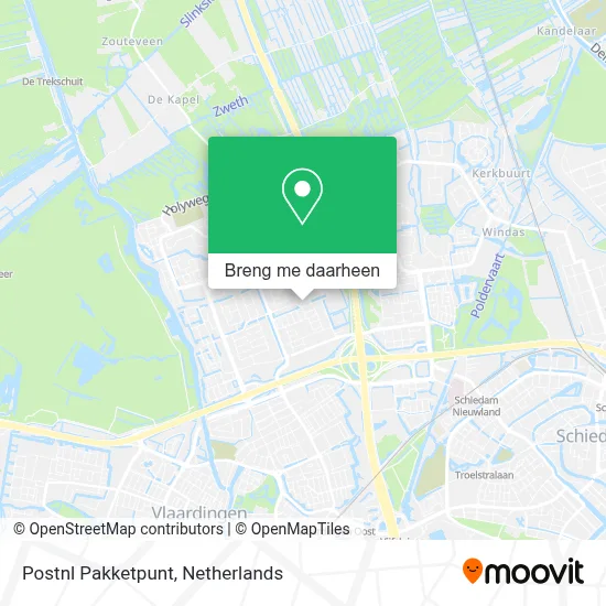 Postnl Pakketpunt kaart