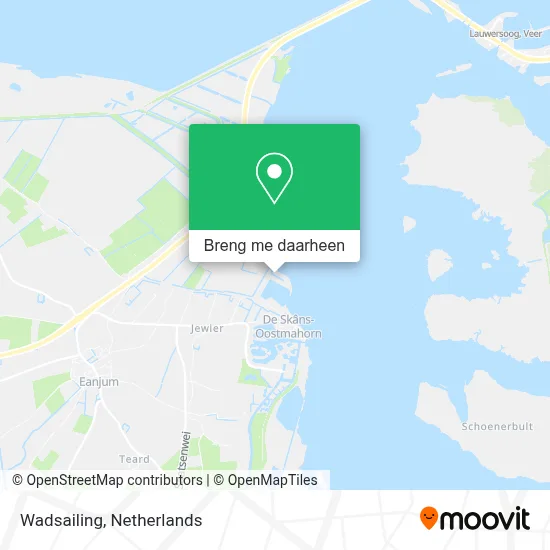 Wadsailing kaart