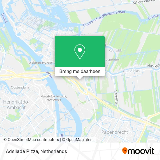 Adeliada Pizza kaart