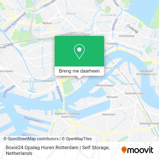 Boxie24 Opslag Huren Rotterdam | Self Storage kaart