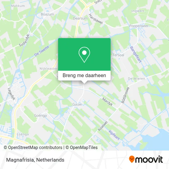 Magnafrisia kaart