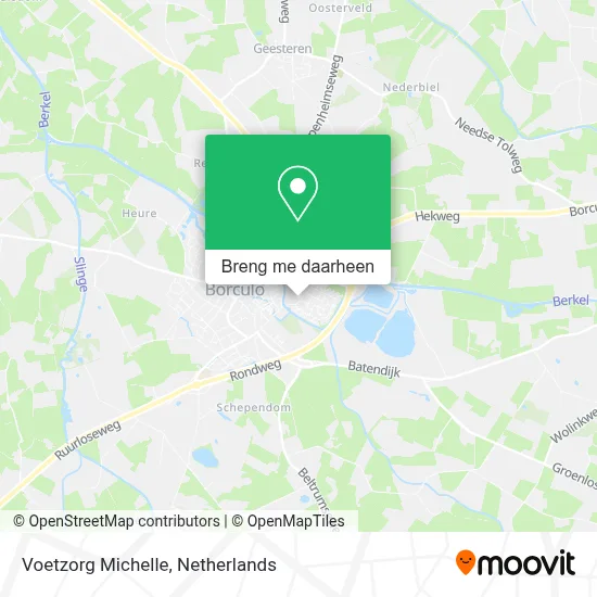 Voetzorg Michelle kaart