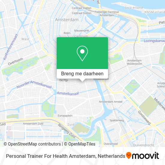 Personal Trainer For Health Amsterdam kaart