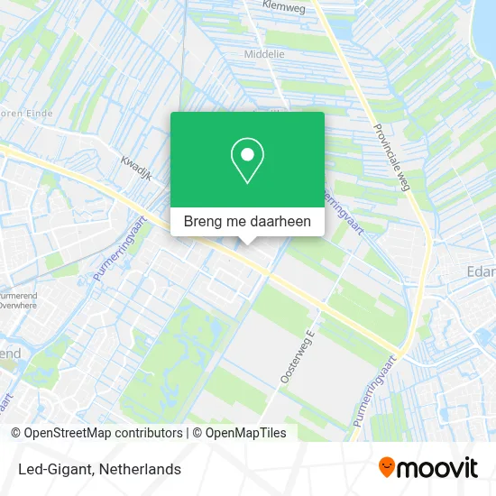 Led-Gigant kaart