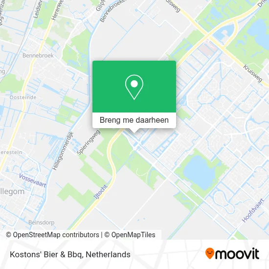 Kostons' Bier & Bbq kaart