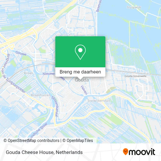Gouda Cheese House kaart