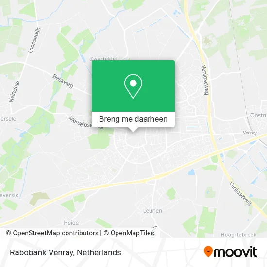 Rabobank Venray kaart