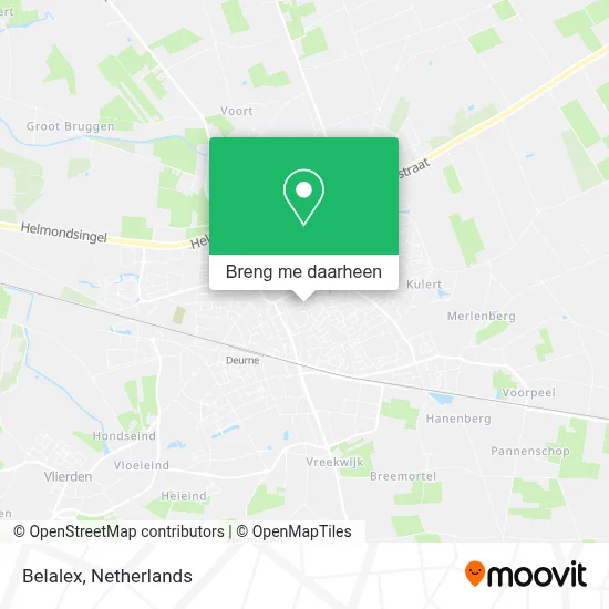 Belalex kaart