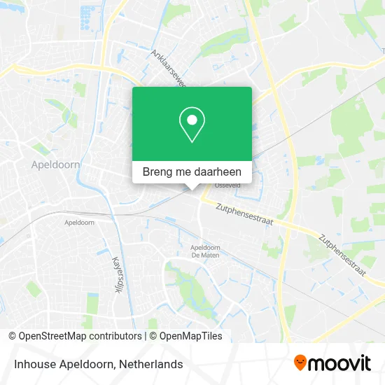 Inhouse Apeldoorn kaart