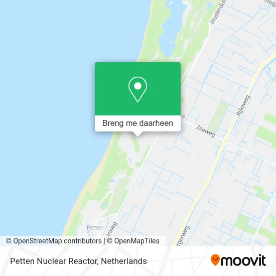 Petten Nuclear Reactor kaart