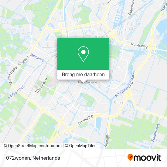 072wonen kaart