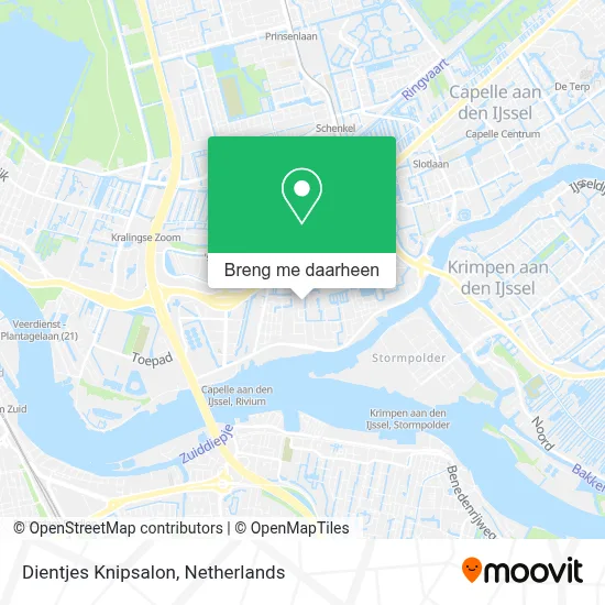 Dientjes Knipsalon kaart