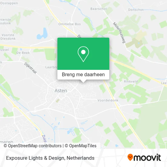 Exposure Lights & Design kaart