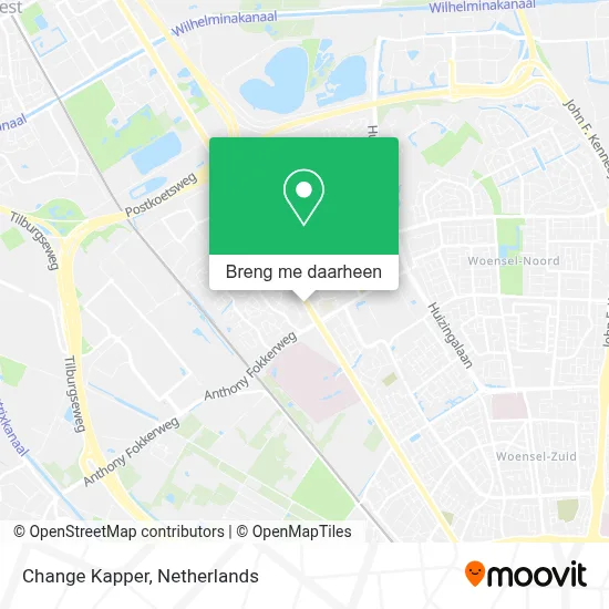 Change Kapper kaart