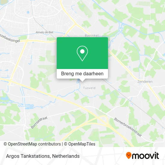 Argos Tankstations kaart