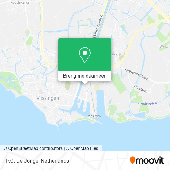 P.G. De Jonge kaart
