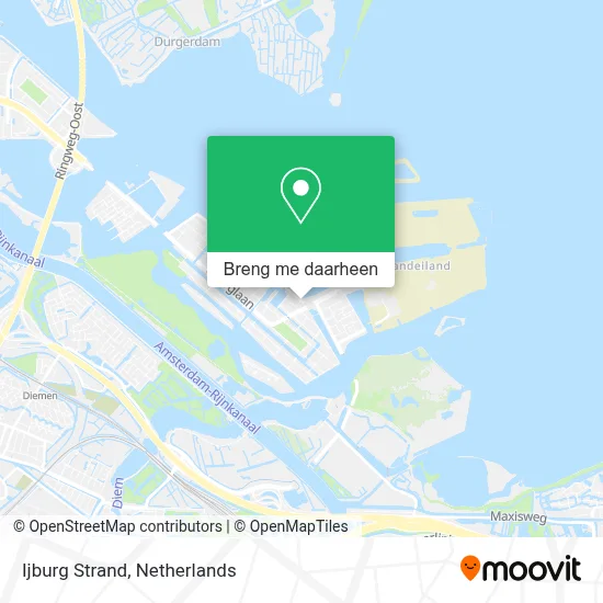 Ijburg Strand kaart