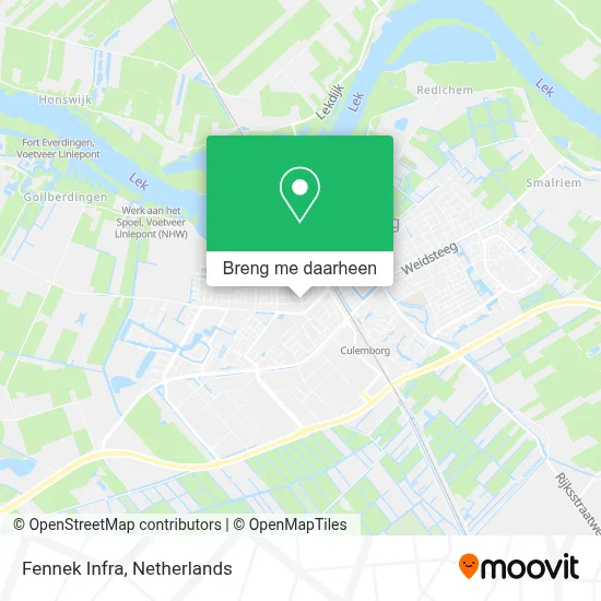 Fennek Infra kaart
