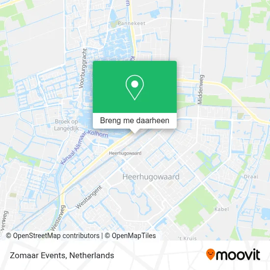 Zomaar Events kaart
