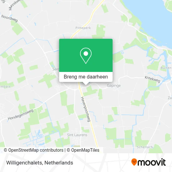 Willigenchalets kaart
